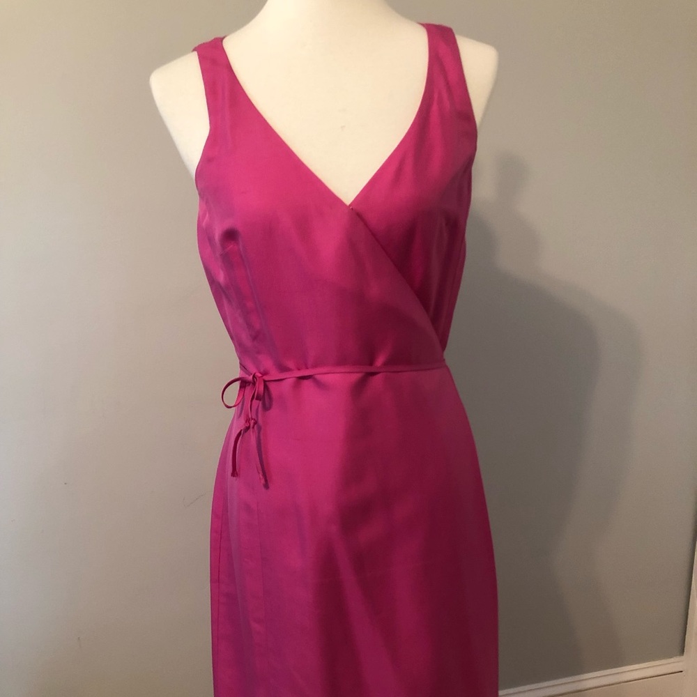 Ann Taylor 100% Silk Wrap Dress